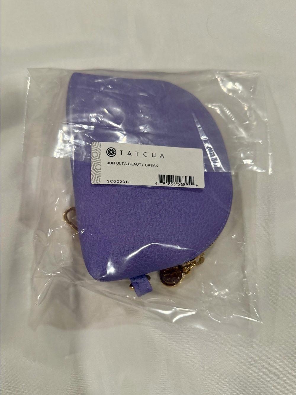 NWT Tatcha Keychain Bag + 3 Skincare Samples (Cleanser, Moisturizer) SET of 4 - Picture 2 of 10